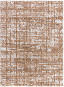 Sacramento Shag SCS-2305 Tan / White Rug