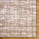 Sacramento Shag SCS-2305 Tan / White Rug