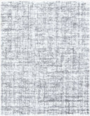 Sacramento Shag SCS-2306 Charcoal / White Rug