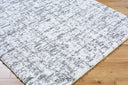 Sacramento Shag SCS-2306 Charcoal / White Rug