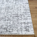 Sacramento Shag SCS-2306 Charcoal / White Rug