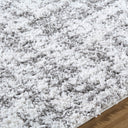 Sacramento Shag SCS-2306 Charcoal / White Rug