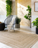 Sandra SDR-2304 Beige / Medium Brown Rug