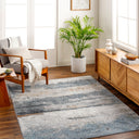 San Francisco SFO-2301 Black / Blue Rug