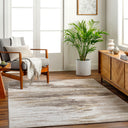San Francisco SFO-2313 Ivory / Medium Brown Rug