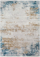 Solar SOR-2301 Charcoal / Dark Blue Rug