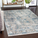 Solar SOR-2307 Charcoal / Dark Blue Rug