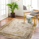 Solar SOR-2318 Blush / Brown Rug