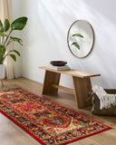 Serapi SRP-1001 Black / Burgandy Rug
