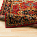 Serapi SRP-1001 Black / Burgandy Rug