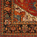 Serapi SRP-1001 Black / Burgandy Rug