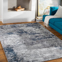 Tibetan TBT-2318 Charcoal / Dark Blue Rug