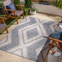 Tuareg TRG-2337 Blue / Gray Rug