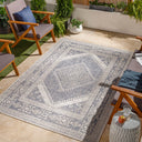 Tuareg TRG-2344 Blue / Gray Rug