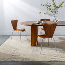 Tunus TUN-2319 Black / Dark Brown Rug