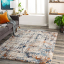 Tuscany TUS-2327 Blue / Brown Rug