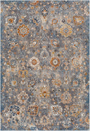 Tuscany TUS-2333 Blue / Bright Yellow Rug