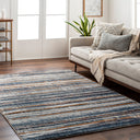 Tuscany TUS-2337 Blue / Bright Yellow Rug