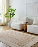 Usonia USO-2302 Brown / White Rug