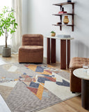 Usonia USO-2307 Brown / Burnt Orange Rug