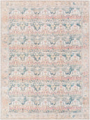 Vinny VNY-2317 Cream / Medium Green Rug