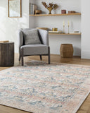Vinny VNY-2317 Cream / Medium Green Rug
