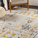 Venezia VNZ-2300 Black / Burnt Orange Rug