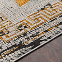 Venezia VNZ-2300 Black / Burnt Orange Rug