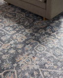 Eleni VVEL-2300 Black / Burnt Orange Rug