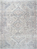 Eleni VVEL-2301 Black / Dark Brown Rug
