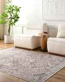 Eleni VVEL-2301 Black / Dark Brown Rug