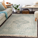 Zainab ZAI-2303 Dark Green / Light Olive Rug
