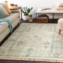 Zainab ZAI-2308 Dark Green / Light Olive Rug