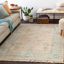 Zainab ZAI-2310 Camel / Dark Green Rug