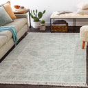 Zainab ZAI-2311 Dark Green / Light Olive Rug