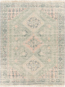 Zainab ZAI-2316 Dark Green / Light Olive Rug