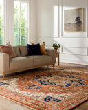 Zeus ZEU-7805 Ink Blue / Lavender Rug