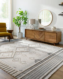 Zaragoza ZRZ-2301 Charcoal / Cream Rug